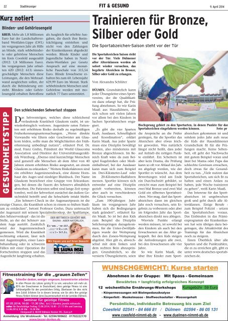 StadtAnzeiger Coesfeld kw 15 2014