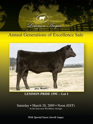 Annual Generations of Excellence Sale - Angus Journal