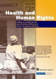 Health Human Rights Guide - Open Society Foundation for South ...