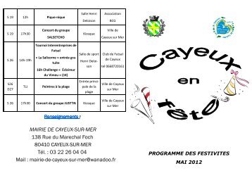 Programme mai 2012.pub - Cayeux