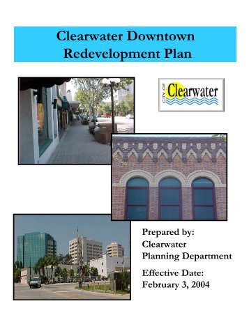 Clearwater Downtown Redevelopment Plan