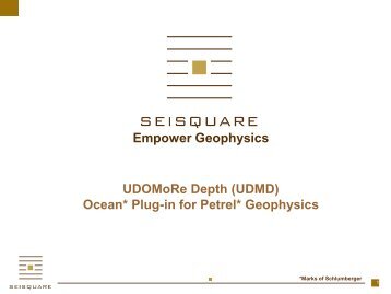 UDOMoRe Depth plug-in Presentation (User Interface) - Ocean ...