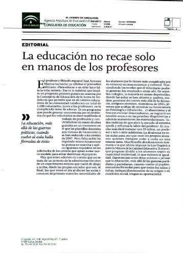 El recae solo profesores