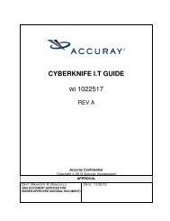 Network Systems Requirements - Accuray