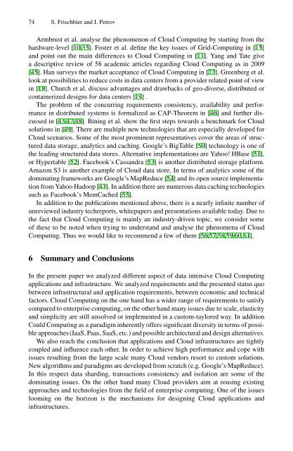 Aspects of Data-Intensive Cloud Computing - DVS - Technische ...