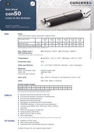 Data Sheet Linear In-line Actuator