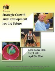 Long Range Plan - Western DuPage Special Recreation Association