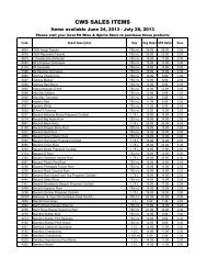 Capital Wine & Spirits Sales Items (PDF) - Charmer-Sunbelt Group