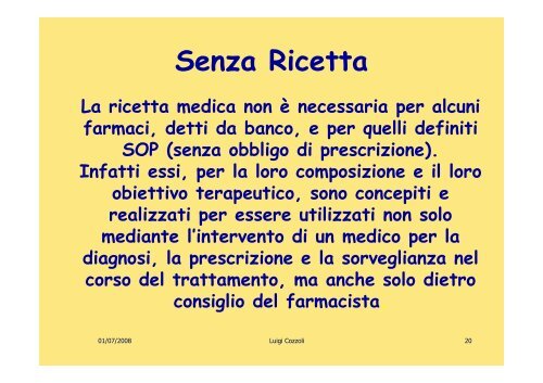 La ricetta medica e la prescrizione di oppiacei ... - Sardegna Salute