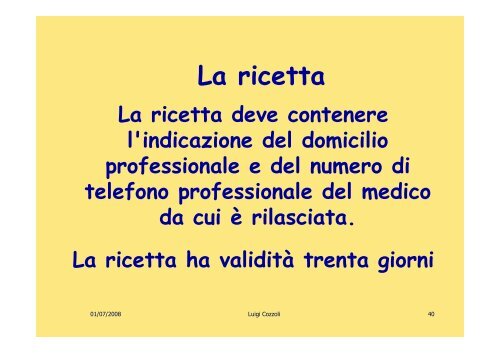 La ricetta medica e la prescrizione di oppiacei ... - Sardegna Salute