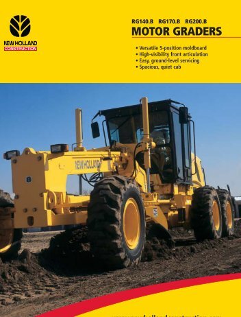 MOTOR GRADERS - Heavy Equipment Rental