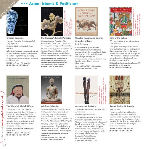 Art Catalogue 2011:Layout 1 - Yale University Press