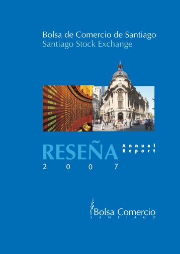 Mensaje del Presidente 2007 - Bolsa de Santiago