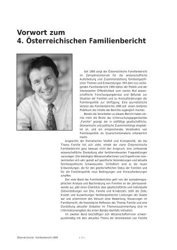 Band 1 - Ãsterreichisches Institut fÃ¼r Familienforschung (ÃIF)