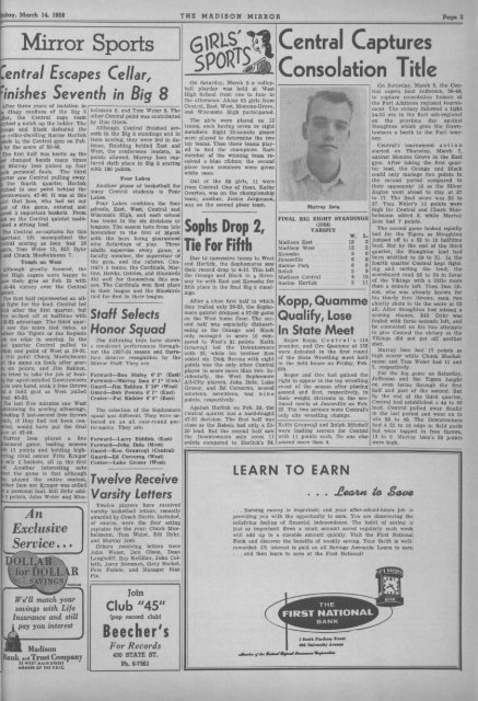 March 14, 1958 (The Madison Mirror, 1925 - 1969) - Dane County ...