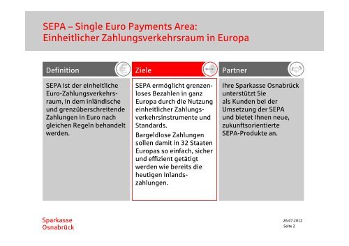 Firmenkunden-Präsentation - Sparkasse Osnabrück