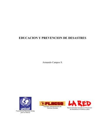 EducaciÃƒÂ³n y PrevenciÃƒÂ³n de Desastres - La RED