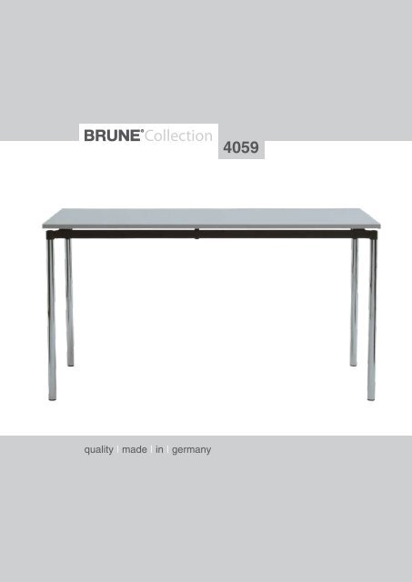 quality I made I in I germany - Brune