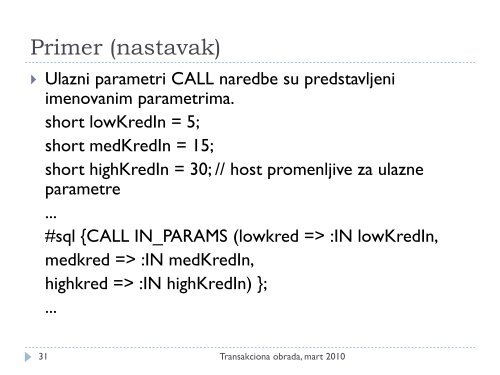 Transakciona obrada - Ncd.matf.bg.ac.rs