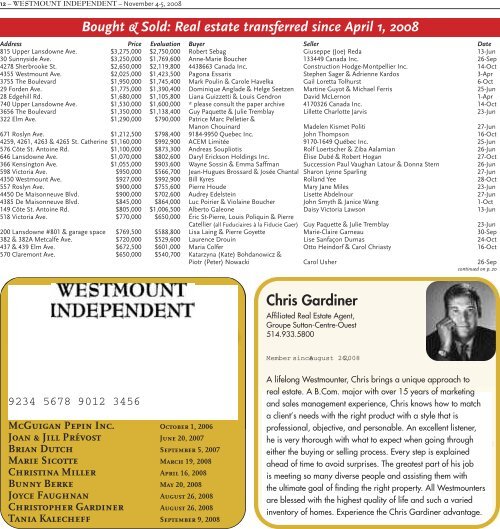 Layout 2 - Westmount Independent