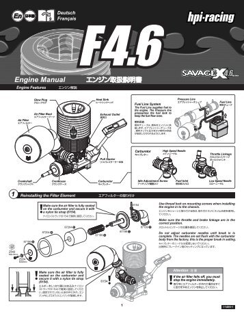 Engine Manual - HPI Racing