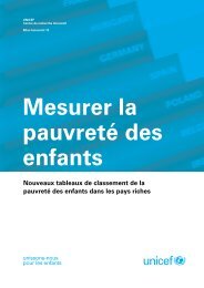 Mesurer la pauvretÃ© des enfants - Augure
