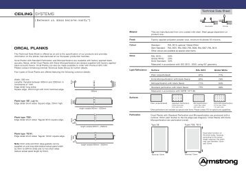 12047 Planks data sheet - Armstrong