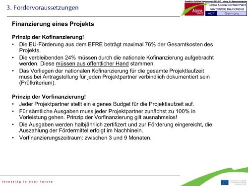 EuropÃ¤ische Territoriale Zusammenarbeit Alpenraumprogramm ...