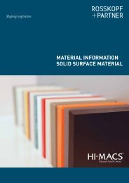 Material Information - Rosskopf & Partner AG