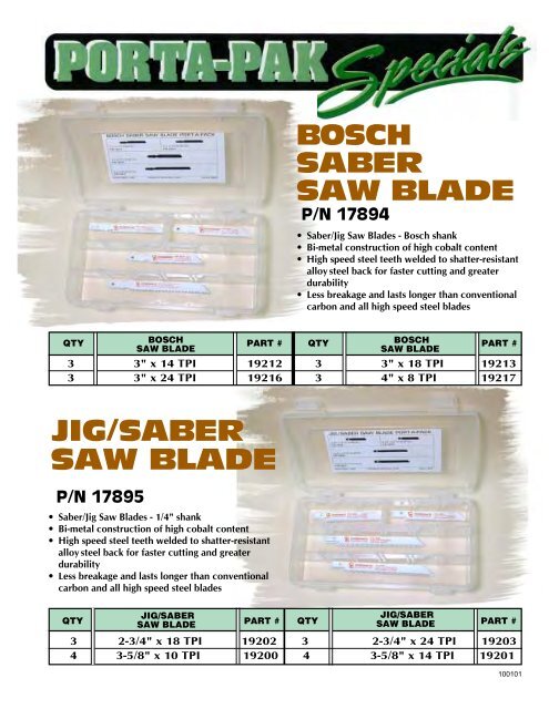 Saw Blades Chromate Industrial Corporation