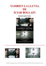 TAMBIEN LA LLUVIA DE ICIAR BOLLAIN - CinespaÃ±a
