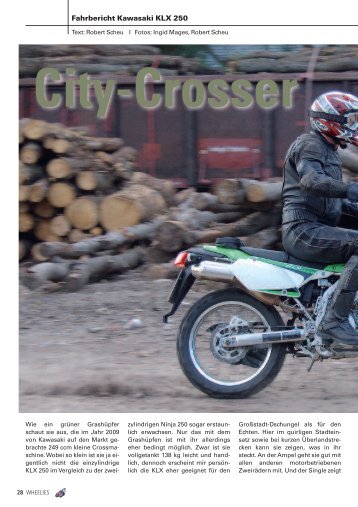 Fahrbericht Kawasaki KLX 250 - Kultourbikes.de