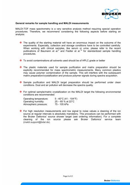 Instructions for Use - Glyco Kit MB-LAC Con A - Bruker