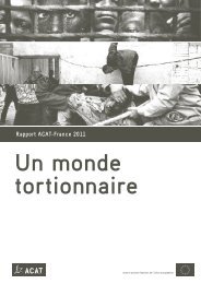 Un monde tortionnaire - Acat