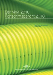 Der Vinyl 2010 Fortschrittsbericht 2010 - VinylPlus