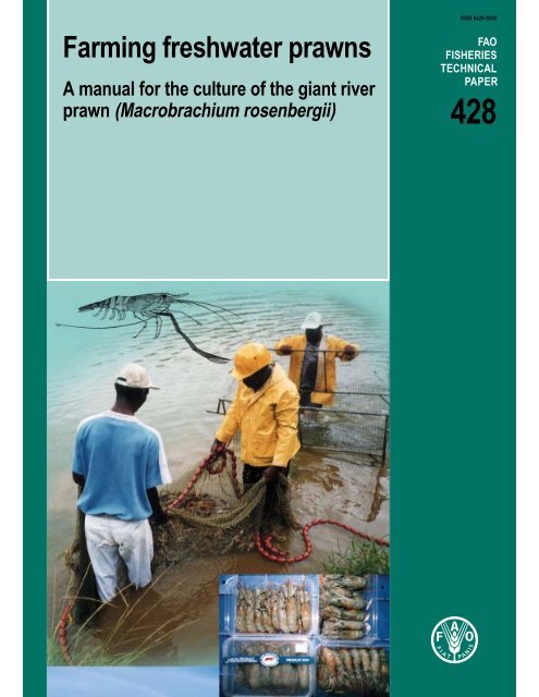 Farming freshwater prawns A manual for the culture of ... - eXtension