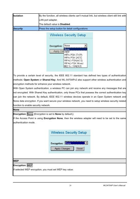 AirLive WL-5470AP User Manual