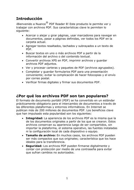 PDF Reader 8 - Nuance