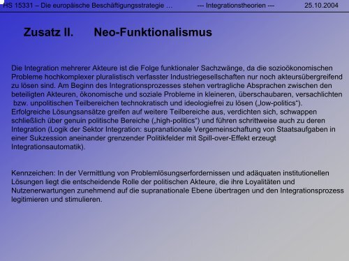 Integrationstheorien - Sw-cremer.de