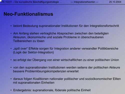 Integrationstheorien - Sw-cremer.de