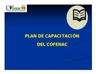 PLAN DE CAPACITACIÃN DEL COFENAC