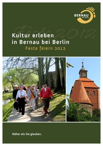 Kultur erleben in Bernau bei Berlin - Bernau LIVE
