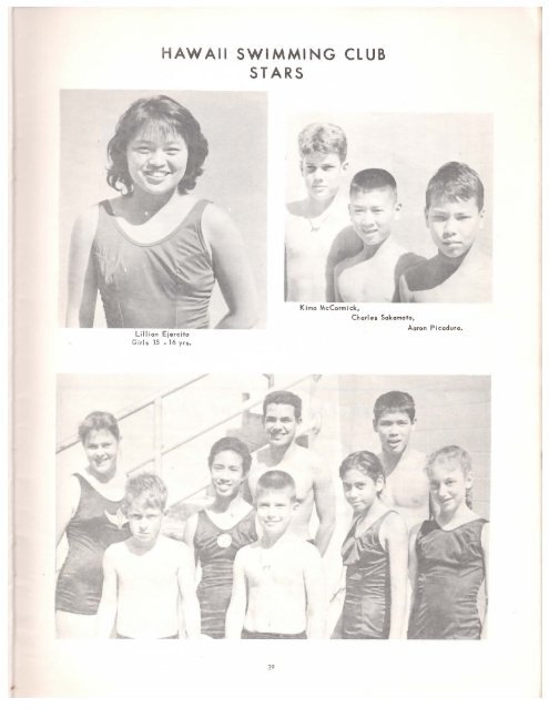 1961 Age Group Short Course Champs - Hawaii Swimming