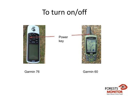 Using GPS - Forests Monitor