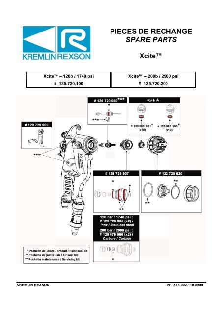 PIECES DE RECHANGE SPARE PARTS - Epacnz.co.nz