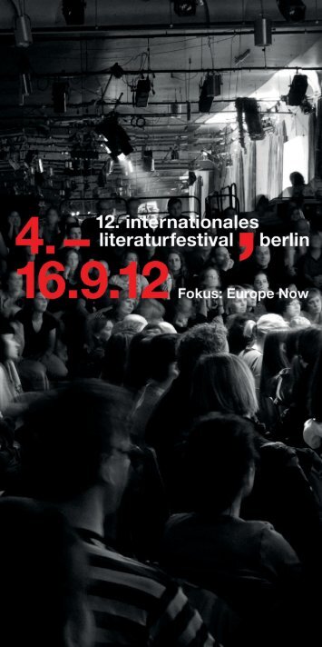 Programm 12. internationales literaturfestival berlin 2012