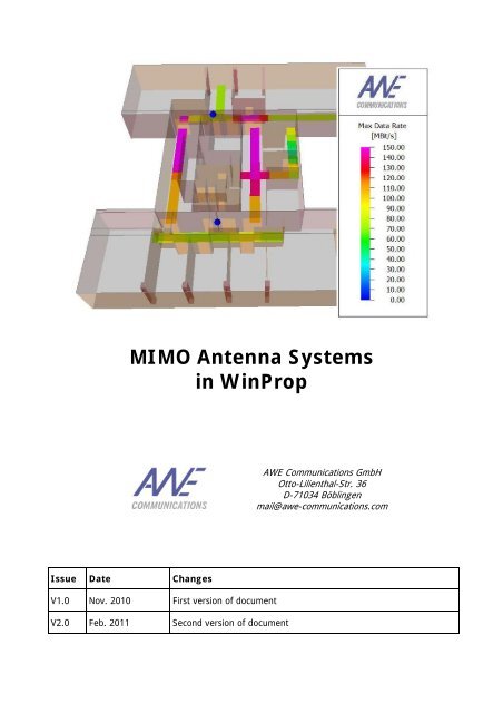 Distributed Antenna Systems - AWE-Communications