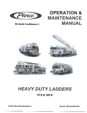 2001Â©Heavy Duty Ladders Manual