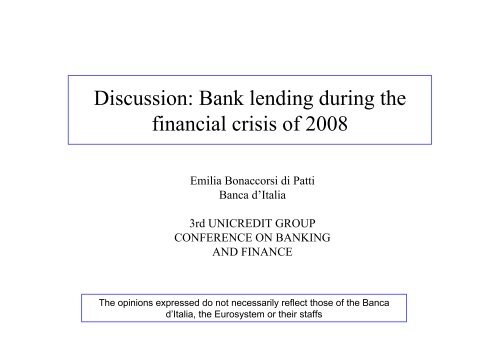 Session 2 A Emilia Bonaccorsi Di Patti Presentation Unicredit