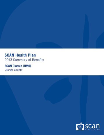 Summary of Benefits - SCAN Health Plan